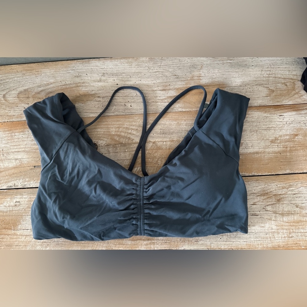 Athleta Charcoal Sports Bra